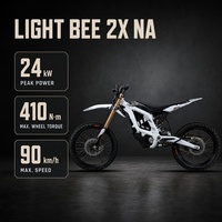 Batterie 45Ah noire pour moto électrique tout-terrain Surron Light Bee 2 pour adultes