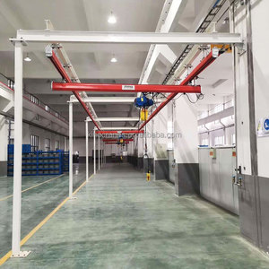 Monorriel de haz Flexible ergonómico de 1000kg y 2 toneladas, proveedor de sistema de grúa aérea de luz independiente - Product Image 2
