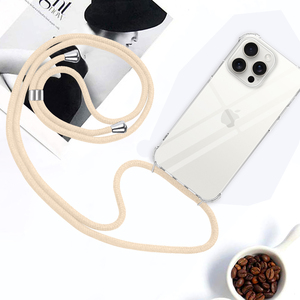 <span class=keywords><strong>Funda</strong></span> y <span class=keywords><strong>correa</strong></span> para teléfono con cuerpo cruzado de TPU transparente para <span class=keywords><strong>Iphone</strong></span> 16 15 14 13 12 11 Pro Max X XS XR 7 8 Plus SE - Product Image 5