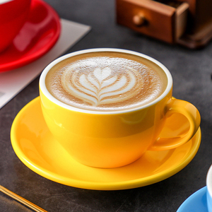 Nouvel ensemble de tasses et soucoupes à café et thé en céramique, style nordique moderne, haute qualité, personnalisable, vente en gros, pour restaurants et mariages, 2026 - Product Image 1