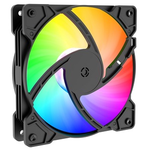 Ventilador de <span class=keywords><strong>PC</strong></span> personalizado de 120mm al por mayor, ventilador fijo, luz LED colorida, caja de ordenador, ventilador de 12cm - Product Image 4
