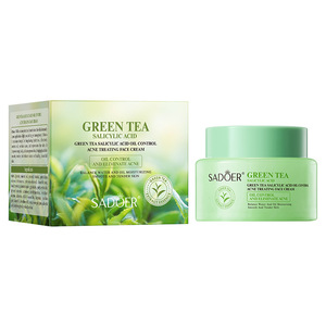 <span class=keywords><strong>Crema</strong></span> <span class=keywords><strong>Viso</strong></span> SADOER al Tè Verde per il Controllo del Sebo, Levigante, Idratante Naturale, Non <span class=keywords><strong>Grassa</strong></span>, per <span class=keywords><strong>Pelle</strong></span> <span class=keywords><strong>Acneica</strong></span> <span class=keywords><strong>e</strong></span> <span class=keywords><strong>Grassa</strong></span> - Product Image 6