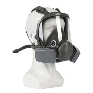 Masker Gas Profesional Full Face dengan Filter Cartridge - <span class=keywords><strong>Respirator</strong></span> Anti-VOC & Debu - Product Image 3