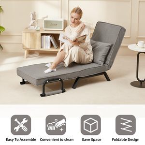 Sofá Cama Convertible 3 en 1 con Respaldo Ajustable de 5 Posiciones, Diseño Moderno para Sala de Estar y Uso en Hoteles, Mejor Vendedor, Buen <span class=keywords><strong>Precio</strong></span> - Product Image 6