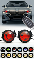 12v Led Devil Eyes Led Phares Clignotant Live Eye Dynamic Car Lights Phare