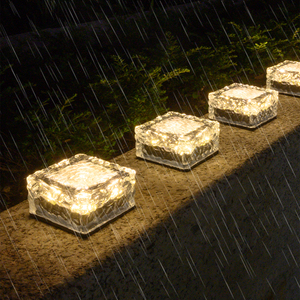 Đèn <span class=keywords><strong>Led</strong></span> Gạch Lát Nền Mặt Đất Chạy Bằng Năng Lượng Mặt Trời Hình Vuông Mini Rgb Phong Cảnh Cổng Ngoài Trời - Product Image 3