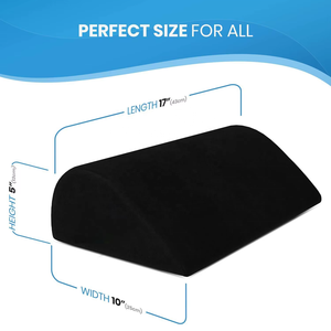 Almohada Terapéutica Ergonómica JYM para Alivio de Presión en Piernas/Pies/Caderas, Espuma Viscoelástica de Alta Resiliencia, Reposapiés Funcional - Product Image 3