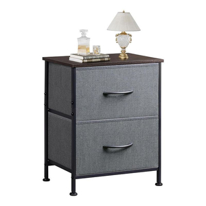 Commode à <span class=keywords><strong>2</strong></span> <span class=keywords><strong>tiroirs</strong></span> en tissu personnalisable, meuble <span class=keywords><strong>de</strong></span> <span class=keywords><strong>rangement</strong></span>, armoire <span class=keywords><strong>de</strong></span> chevet, étagère <span class=keywords><strong>de</strong></span> <span class=keywords><strong>rangement</strong></span>, table <span class=keywords><strong>de</strong></span> nuit minimaliste - Product Image 4
