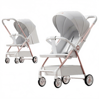 Poussette pliable compacte en alliage d'aluminium de gros pour bébé, capacité de charge de 20 kg, pour une utilisation nomade