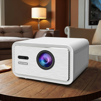 Projecteur Flixtone D9W Mini Pro 2700 ANSI, résolution native 1080P, prise en charge HDR 4K, projecteur Android à faible latence, moteur optique intégré, Proyector