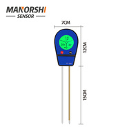 Sensor Kelembaban Tanah, Suhu, dan EC RS485 SDI-12 5-24V Multi-Parameter NPK pH Salinitas Terintegrasi