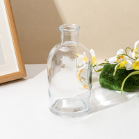 Diffuseur en verre transparent de style populaire, couleur personnalisée, 539 ml, bouteille diffuseur en verre longue durée pour parfum d'intérieur