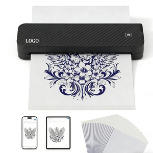 Imprimante de poche portable OEM d'usine pour tatouages temporaires, copieur thermique A4 203dpi, imprimante de pochoirs de <span class=keywords><strong>tatouage</strong></span>, batterie 2600mAh en stock - Product Image 4