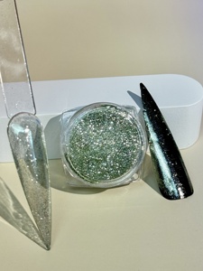 Poudre de pigment à effet spécial GUANZUN, couleur personnalisée, pour nail art, paillettes holographiques, design de manucure, particules scintillantes - Product Image 3
