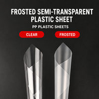 Feuille de plastique PP givré sur mesure OEM, 0,3-2 mm, rouleau de polypropylène opaque, feuille PP rigide mate anti-rayures pour impression et emballage