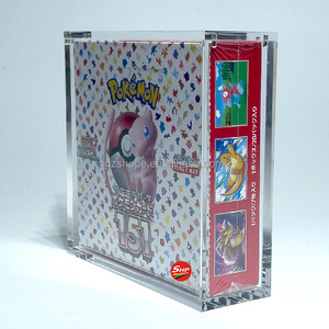 SHP Éxito de Ventas Caja de Acrílico Premium para Juego de Cartas Pokémon Escarlata y Púrpura Paquete de Expansión Mejorado Carta Pokémon 151 (Japonés) - Product Image 3