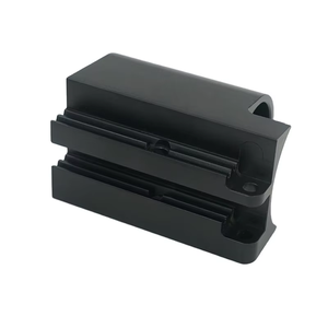 Base de Posicionamiento de Aluminio Negro para Mecanizado CNC Personalizado, Fresado de 5 Ejes, Repuesto para Motocicletas de Carreras, Prototipo - Product Image 2