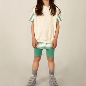 Conjunto de ropa de verano para niña adolescente, camiseta despojada, gimnasio verde corto, último diseño, Jersey individual, conjuntos a juego para niñas - Product Image 2