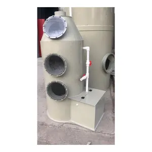 Egzoz gazı arıtma için Scrubber koku kulesi asit sis arıtma PP sprey kule ekipmanları daire uygulaması için