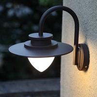 Lampe murale extérieure LED café style classique IP65 luminaire étanche en aluminium