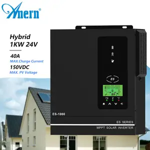 Anern 24v 220v 1500w 3000w 10000 watt pure sine wave ac inverter