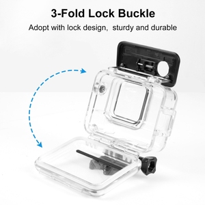 For Insta360 Ace Pro PULUZ 60m <strong>Underwater</strong> Waterproof Housing Case with Base Adapter Screw - Product Image 3