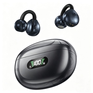 หูฟังไร้สายคุณภาพสูง K03 K02 TWS แบบหนีบหู เปิดหู ระบบส่งเสียงผ่านอากาศ - Product Image 1