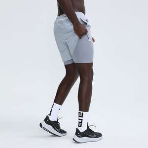 Pantalones Cortos Deportivos 2 en 1 Personalizados para Verano, Entrenamiento, Gimnasio, Correr, para Hombre - Product Image 3