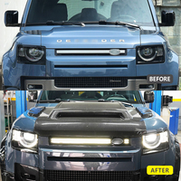 Grille avant de haute qualité avec lampe LED pour Land Rover New Defender 110/90 2020-2022