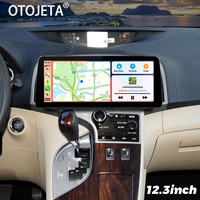 Reproductor de Video para Auto con Pantalla IPS HD de 12.3 Pulgadas, Android 15, DSP, Estéreo para Tablero 2DIN para Venza 2008-2016, GPS, Multimedia, Carplay