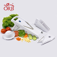 Mandoline manuelle en plastique en forme de V pour couper les légumes, idéale pour un usage quotidien