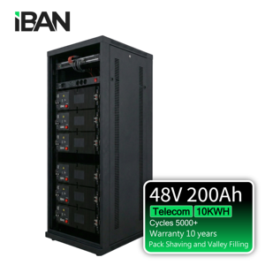 Batterie de stockage d'énergie télécom personnalisée 48V 200Ah, système de batterie lithium-ion pour les télécommunications - Product Image 5