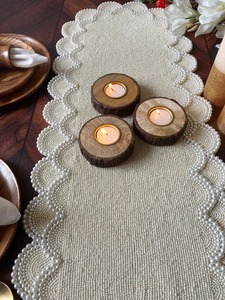 Best Selling Embroidered <b>Table</b> <b>Runner</b> for <b>Dining</b> <b>Table</b> Premium Handmade Decorative <b>Runner</b> for Home Décor Use Bulk Supplier - Product Image 5
