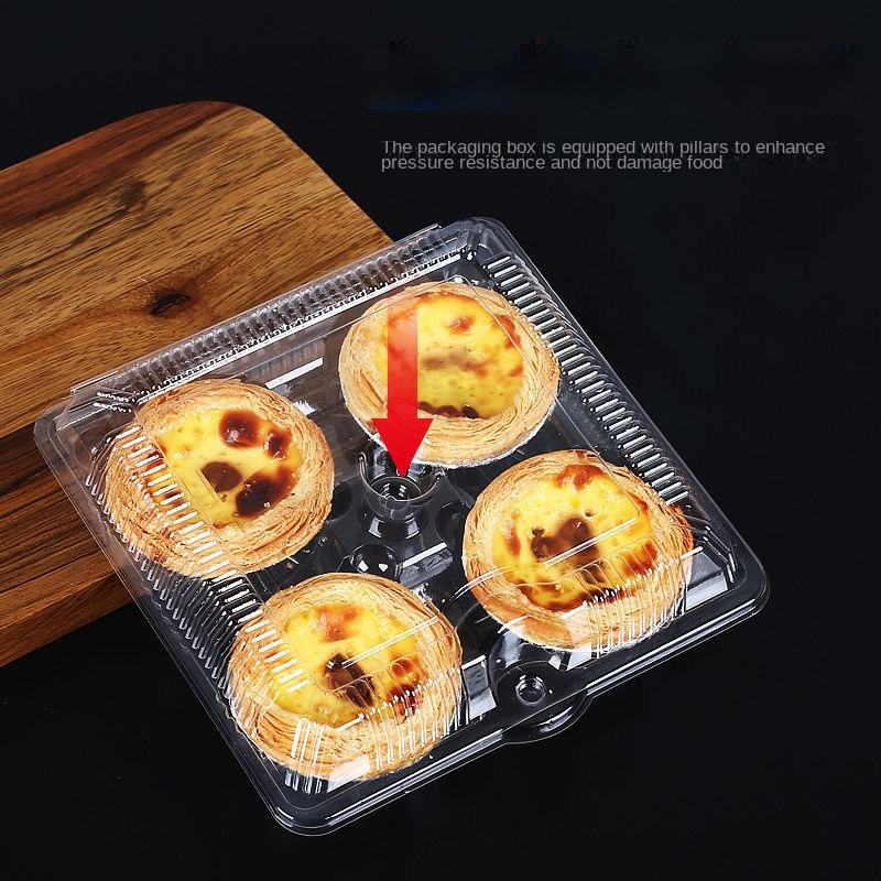 Disposable Transparent PET Tartlet Cups & Dessert Boxes 24/6/8-Count ...