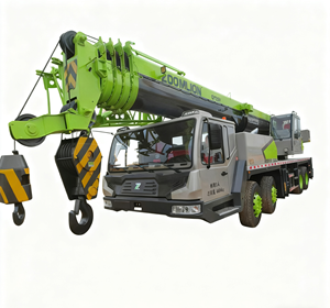 50 тонн телескопические гидравлические автокраны 55 тонн использованный Zoomlion кран грузовик QY55V ZTC50 QY50V 50 тонн автокран для продажи - Product Image 1