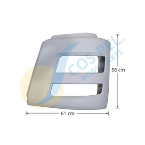 Nouveau pare-chocs d'angle gauche de couleur blanche - Product Image 1