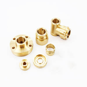OEMカスタム3D真鍮ステンレス鋼アルミニウム切削旋削部品、芸術的な真鍮製蛇口部品、真鍮製シャンデリア部品 - Product Image 1