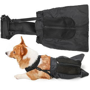 Polyester handicapé <span class=keywords><strong>chien</strong></span> <span class=keywords><strong>Transport</strong></span> sac de <span class=keywords><strong>transport</strong></span> fermeture à glissière intérieur récupération transporteur pour chats paralysés chiens poitrine membre - Product Image 2