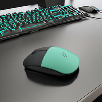 Souris sans fil 2.4GHz 1600 DPI Mouvement rapide Slim Design confortable Curseur lisse Contrôle Ordinateur portable Rechargeable FCC