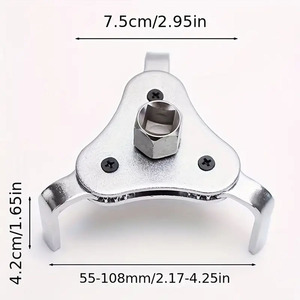 Set Kunci Filter Oli Universal 3-Jaw yang Dapat Disesuaikan, dari 2-1/2 Inci hingga 4.5 Inci, untuk Melepas/Pembongkaran - Product Image 5
