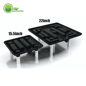 Nuovo Vassoio di Raccolta per Serra Idroponica 15,5x22 Pollici, Vassoio Gocciolante per Irrigazione Fiori, Supporto in Plastica per Piante da Giardino - Product Image 1