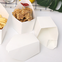 Emballage alimentaire pliable jetable Offre Spéciale Frites à emporter Boîte à collation Conteneur d'emballage
