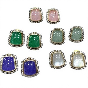 Stylish Trendy Moissanite <b>Earrings</b> Best Quality Beautiful Look Perfect for Wedding Wear and Special Occasions Modern Wear - Product Image 2
