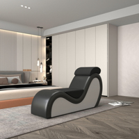 Chaise de salon en cuir PU de haute qualité, confortable et sexy, couleurs personnalisables, l'usine accepte les commandes directes