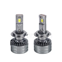 Bombilla LED para Faros Delanteros GOODZOOM de Amplio Voltaje H4 5500-6000k H7 H11 9005 15000LM de Aluminio para Autos y Camiones