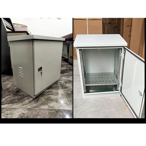 Gabinete de red de acero inoxidable resistente al agua de 19 pulgadas 6u <span class=keywords><strong>10u</strong></span> 12u 15u gabinete de estante de red - Product Image 4