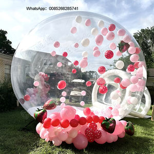 Tente transparente de maison de ballon de château gonflable de dôme d'amusement de maison gonflable extérieure de bulle de rebond pour la photographie de location d'événement - Product Image 1