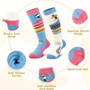 Kids Ski <b>Socks</b> Merino Wool Winter Warm <b>Socks</b> - Product Image 4