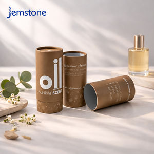 Cylindre en carton kraft écologique personnalisé pour le stockage de parfums, d'huiles essentielles, de sérums de soin de la peau, emballage en tube de papier - Product Image 5