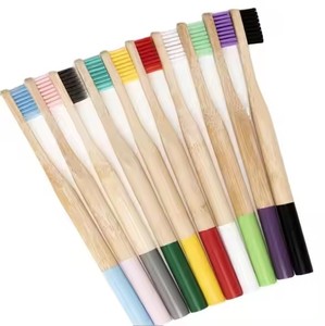 Cepillo de limpieza Muestra gratis 100% Biodegradable Ecológico Bambú Natural Orgánico Adulto Brosse a Dent Cepillo de dientes de Bambú - Product Image 3